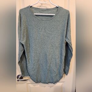 lululemon athletica Teal Crew Neck Sweater